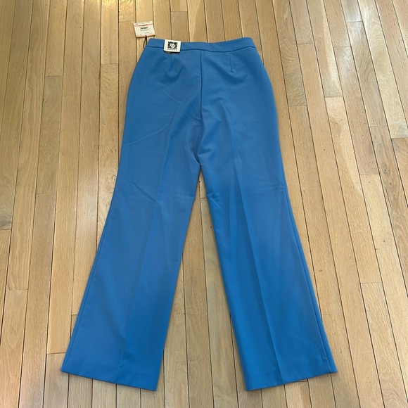 Anne Klein Light blue Trousers w/ golden accents Brand new w/ tag Size 2 - Picture 10 of 12